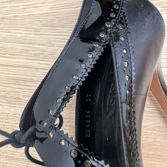 Alexander McQueen Oxford Bootie peep-toe Skull heels - Picture 7 of 8